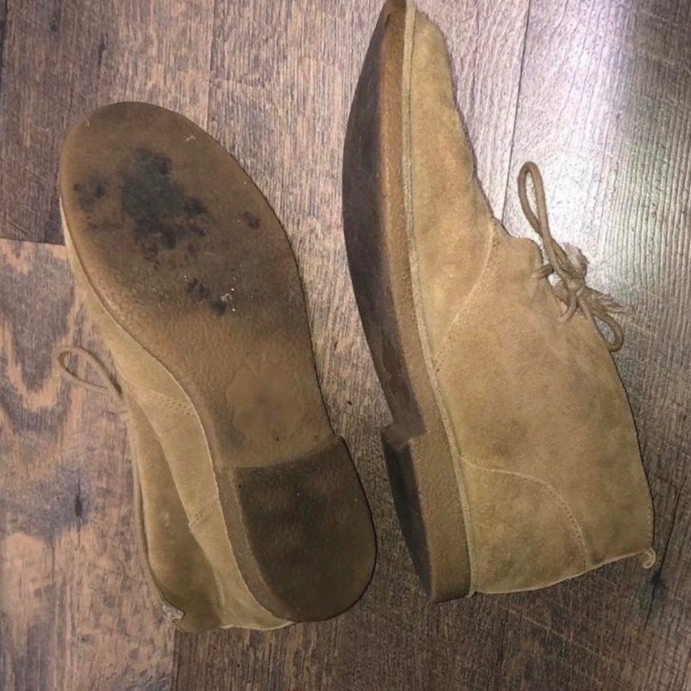 Suede well worn lucky brand lace up shoes women’s